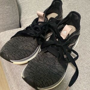 adidas Black Pink Athletic Running Sneakers